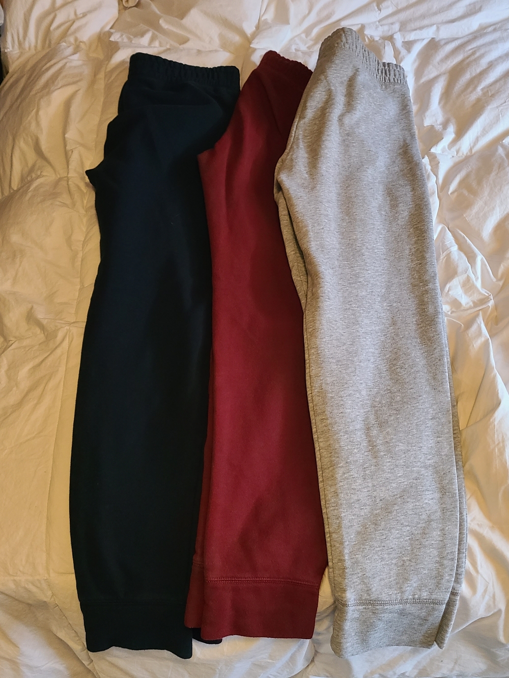 Old Navy Kids Sweatpants Trio - Navy,Burgundy,Grey